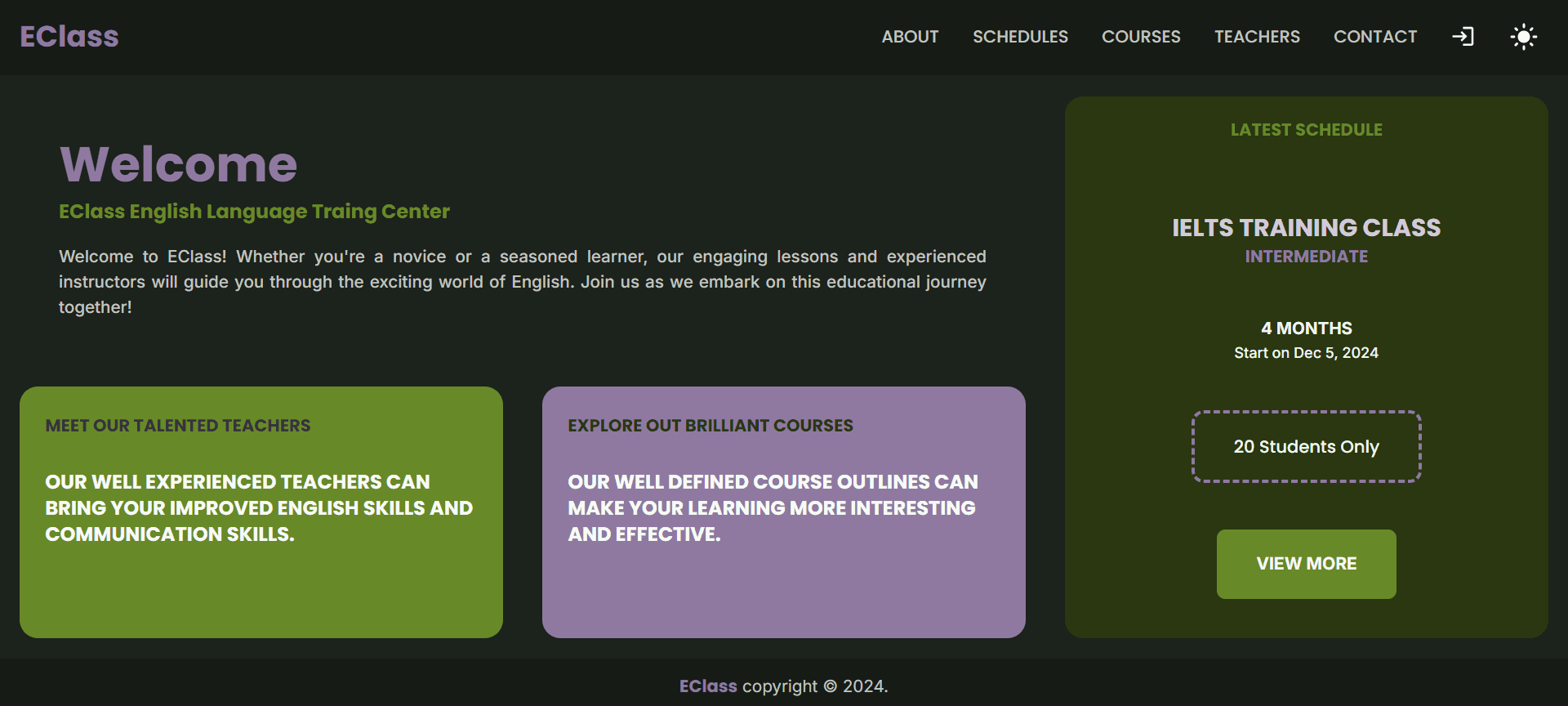 ECLASS ONLINE TEST.