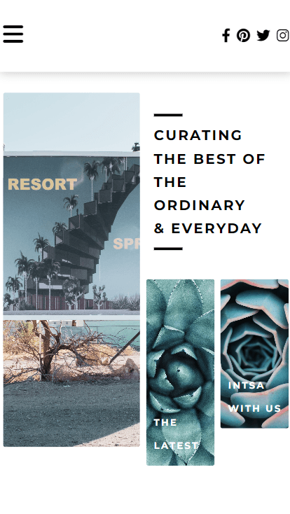 Acadia Landing Page.