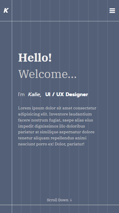 KALIE PORTFORLIO TEMPLATE.